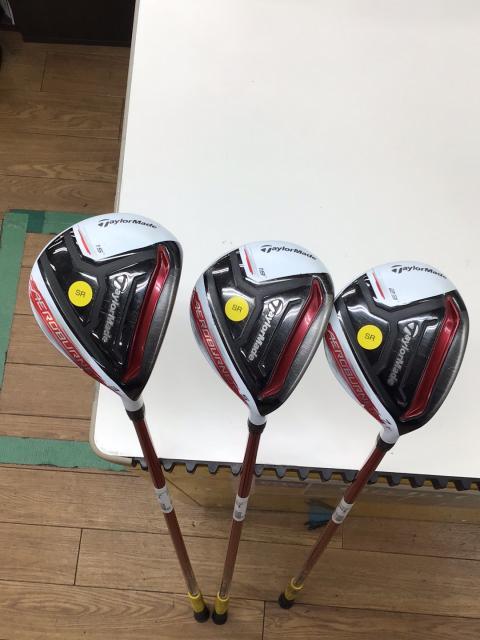 テーラーメイド　エアロバーナーFW3本セット！