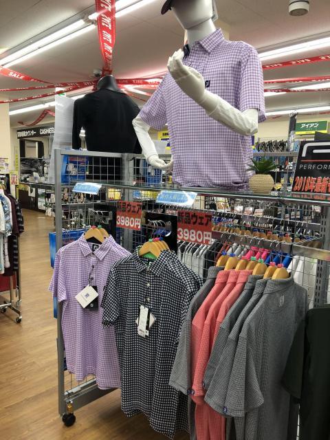 半袖新品ウェアがお買い得！