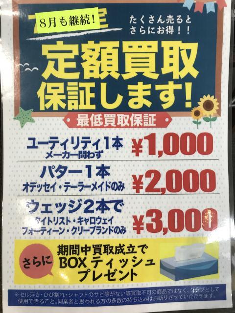 定額買取キャンペーン実施中！
