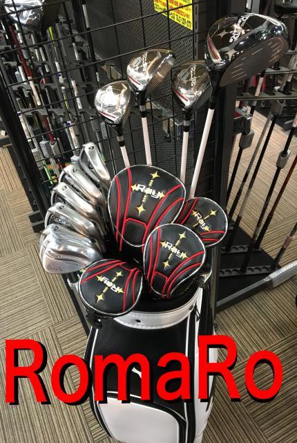 Romaro ゴルフバッグ クラブ フルセット ブラック(ロマロ Romaro ゴルフバッグ クラブ フルセット ブラック(ロマロ