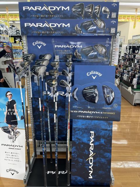 PARADYM試打クラブ入荷！