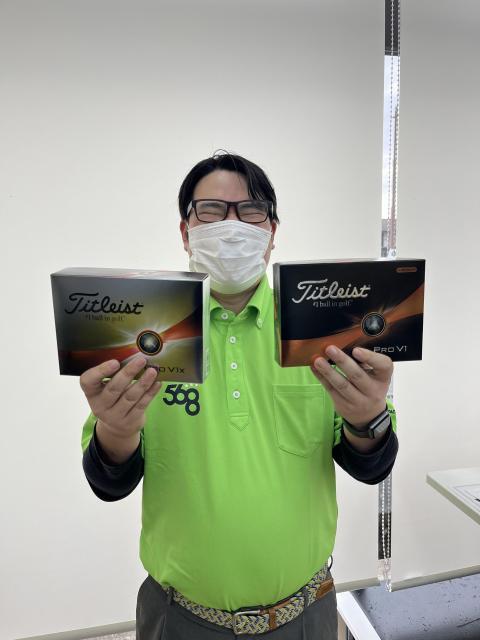 タイトリストNEWボール本日発売！