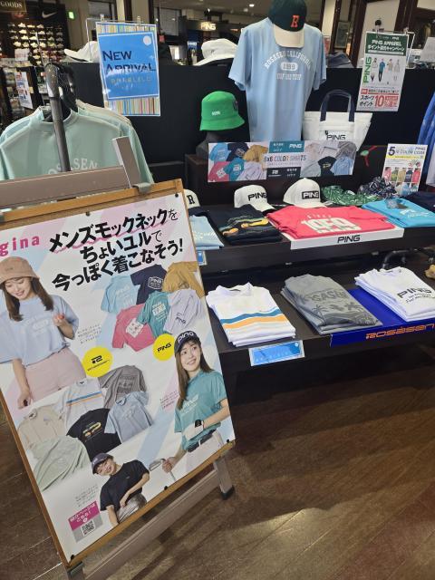 men's・lady'sゴルフウエア取り扱っております！