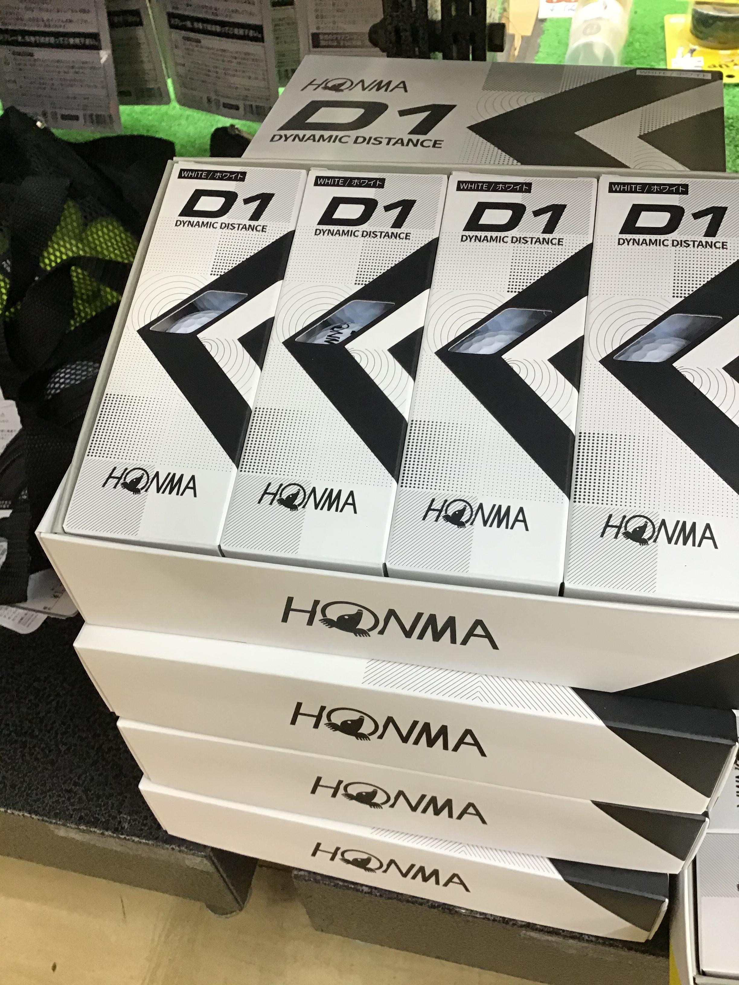 本間ゴルフニューDー1ボール発売！