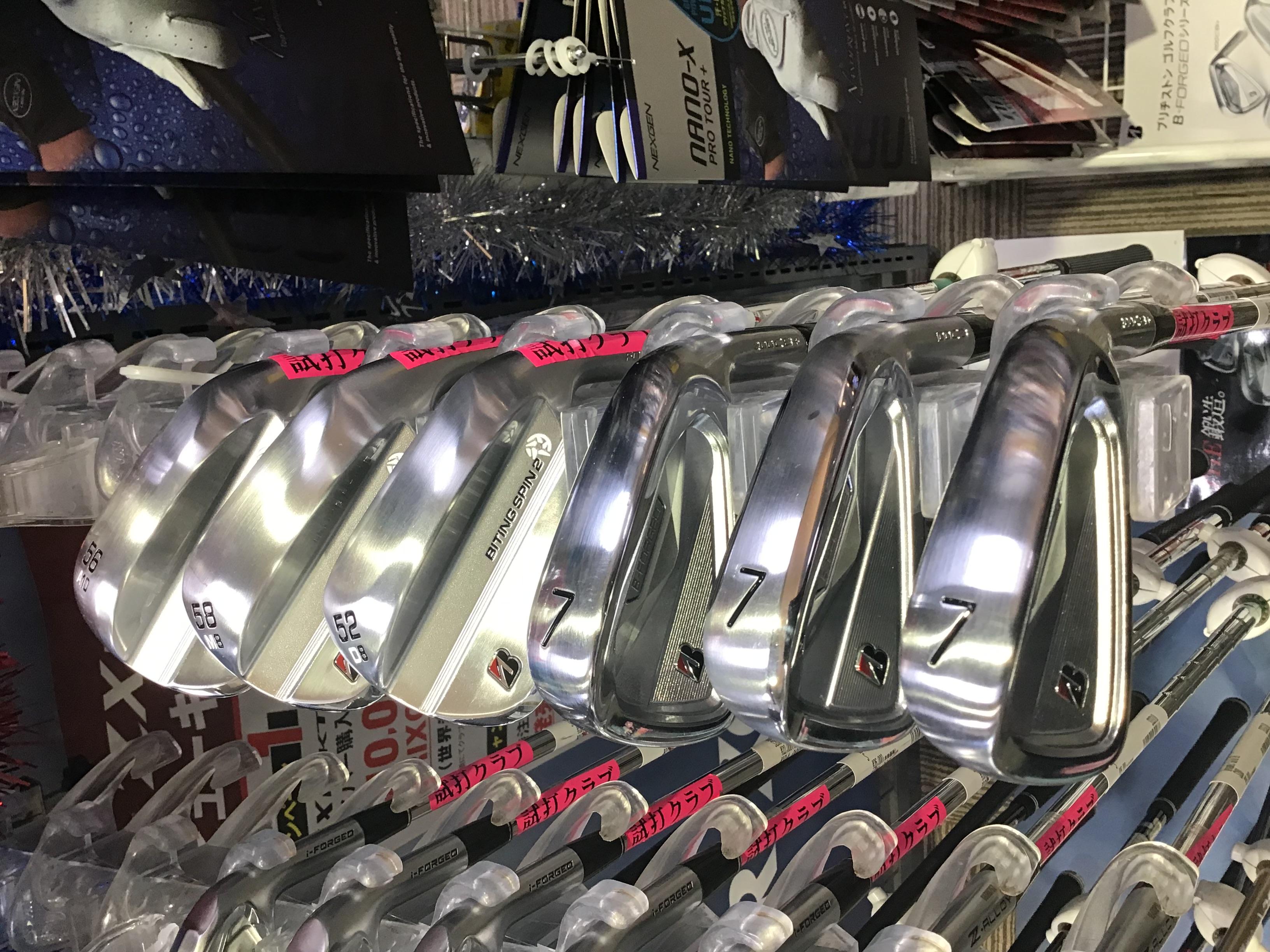 BRIDGESTONのアイアン＆ウェッジ試打クラブ登場！！