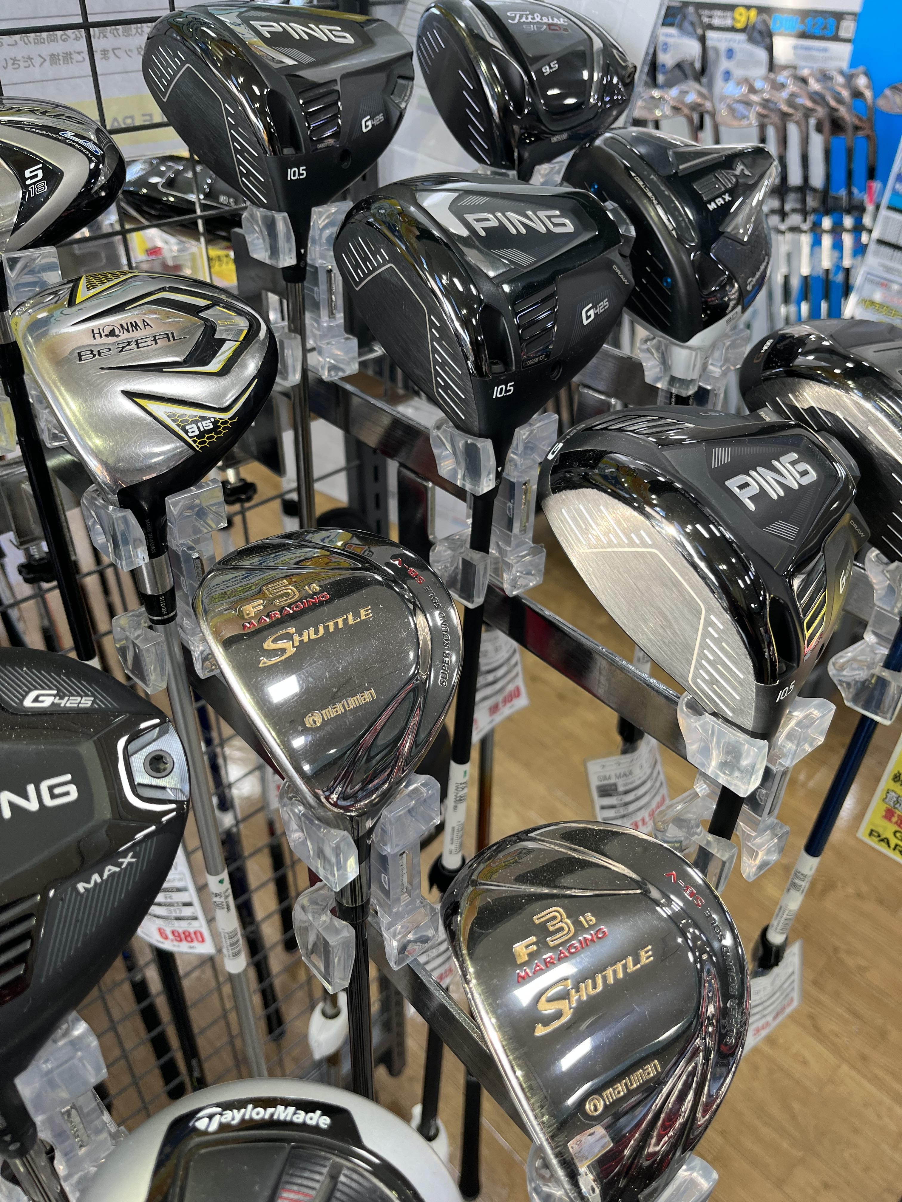 USEDレフティクラブ入荷しました