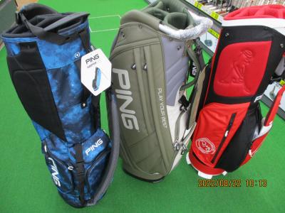 PING　キャディバック☆デザイン豊富に入荷しました☆
