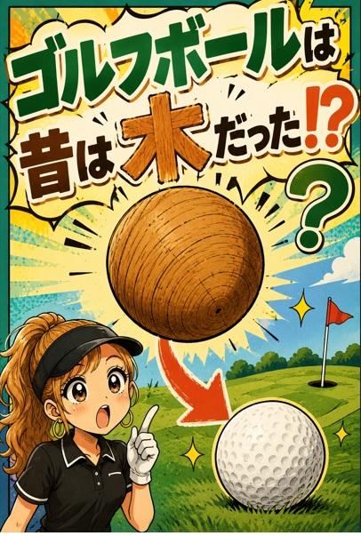 ゴルフボールは昔『木』だった⁉
