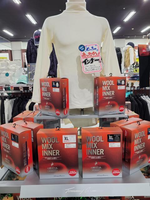 冬の定番、あったかインナー「ウール ミックス インナー」入荷しました!!
