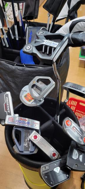 ご自身に合ったパターでスコアアップ!良質な中古パター連日入荷しております!