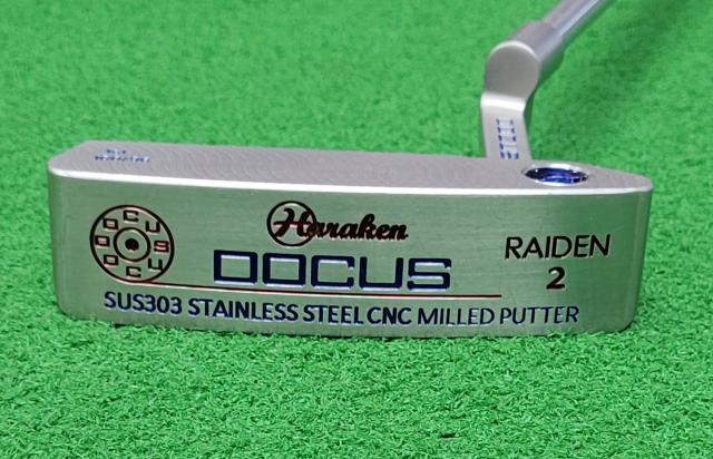 【激レア中古パター3連発!!】DOCUS 「RAIDEN2 1st Limited」33インチ入荷しました!