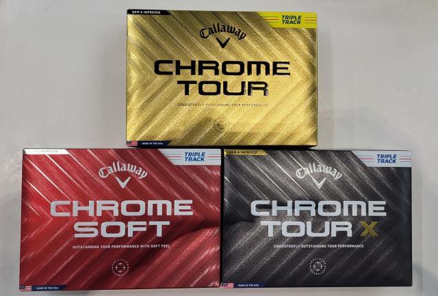 早い者勝ち!!大人気ボール、キャロウェイCHROMEシリーズが大幅プライスダウン!!※CHROME TOUR♦♦♦は対応外