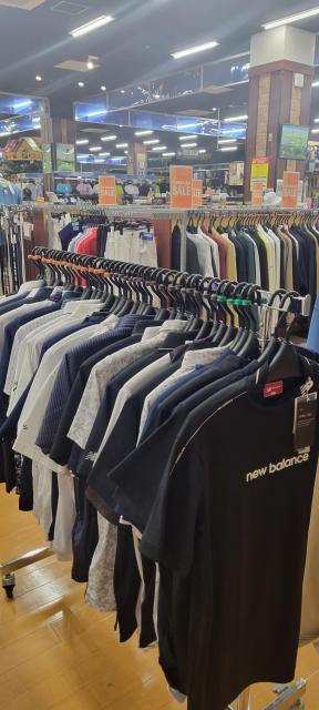 ゴルフパートナーイオン銚子店のウェアコーナーがOUTLETウェアコーナーにパワーアップ！！