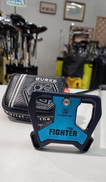 アメリカのプレミアムゴルフブランド「BURKE(バーク)」のFIGHTER F35C 34インチ中古パター入荷！