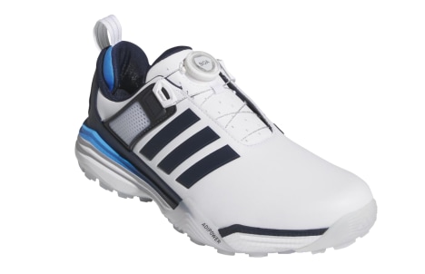 毎スイング、力強く。ソフトな履き心地と高い反発力！足幅が広めなユーザーフィットしやすいシューズ　ADIPOWER 26 BOA先行予約受付中！ 