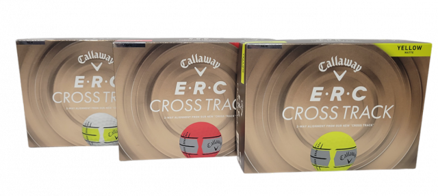 ターゲットに対するフェースの向きを、より正確にセット！キャロウェイ NEWボール E・R・C CROSS TRACK入荷しました！