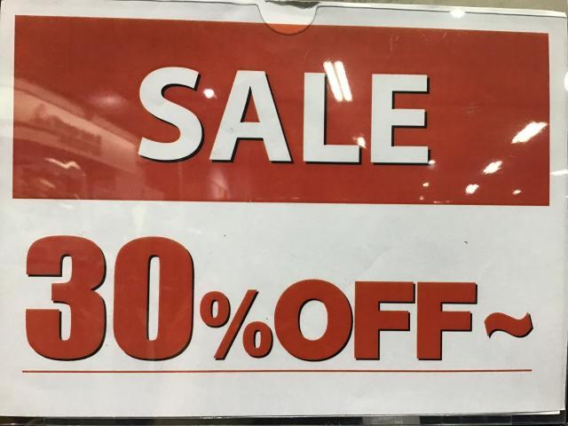 ☆ウェア30％ＯＦＦ☆