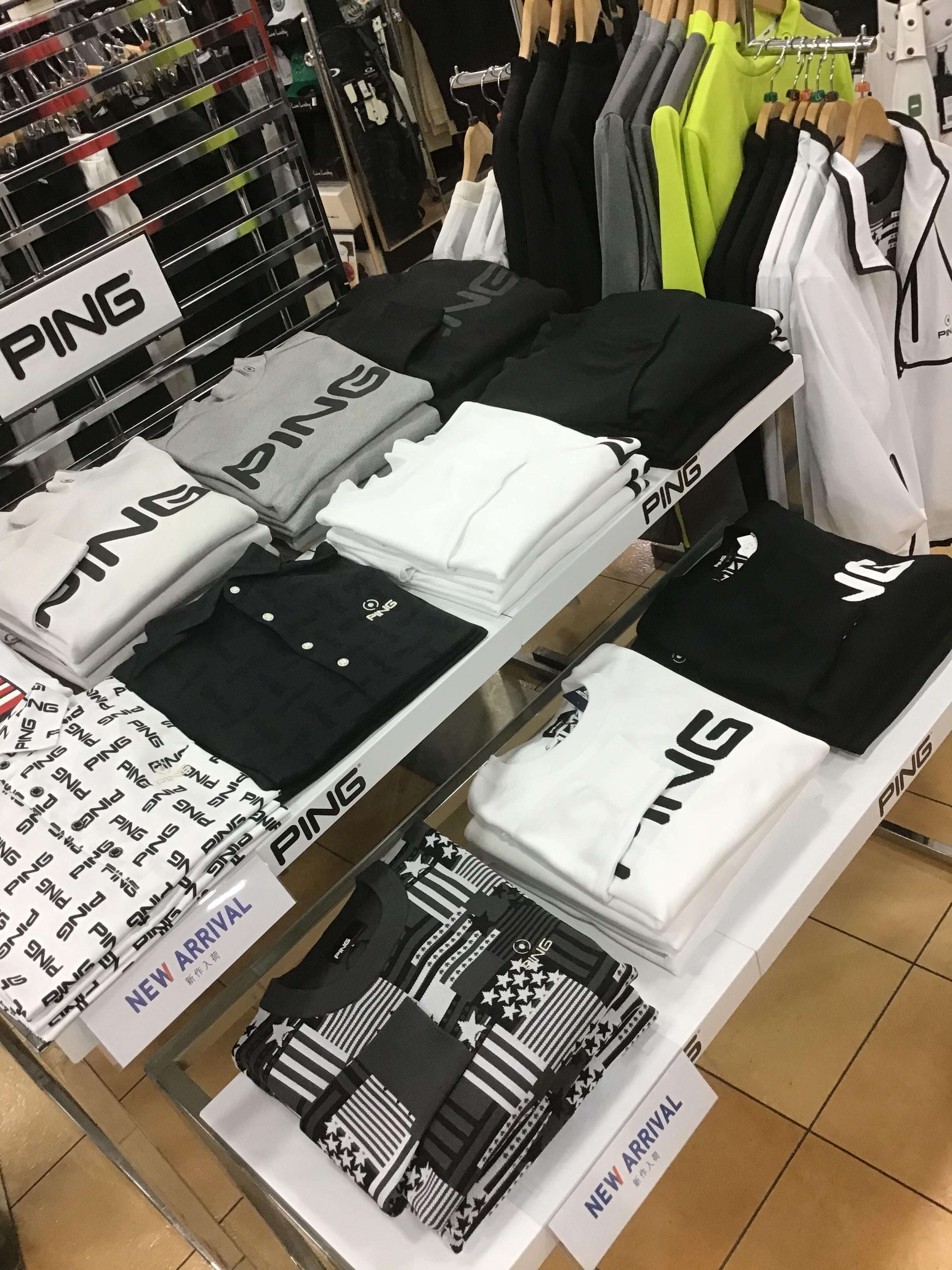 PINGウェア揃ってます！