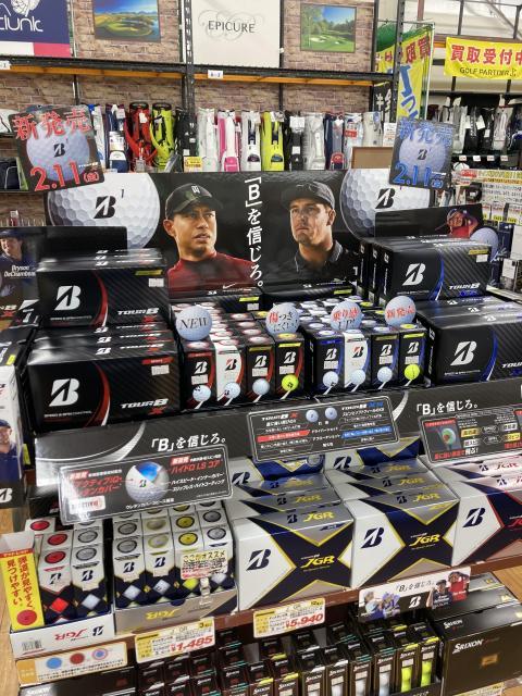 ブリヂストン　TOUR Bボール新登場！