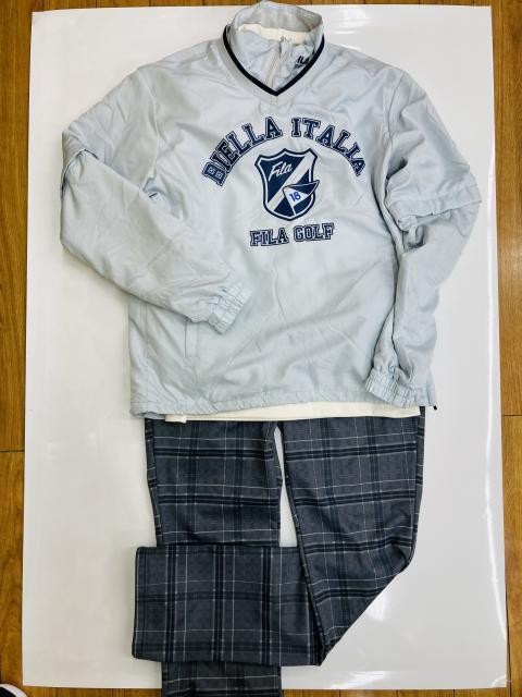 チェック柄パンツで、あったかオシャレコーデ