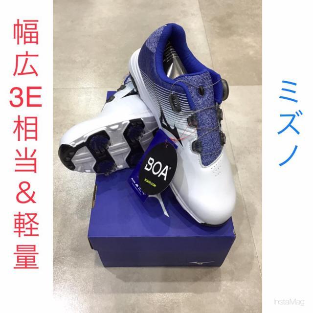 幅広＆軽量　ゴルフシューズ