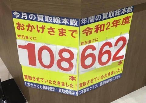 クラブ買取強化中