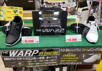 WARPシューズ新作入荷