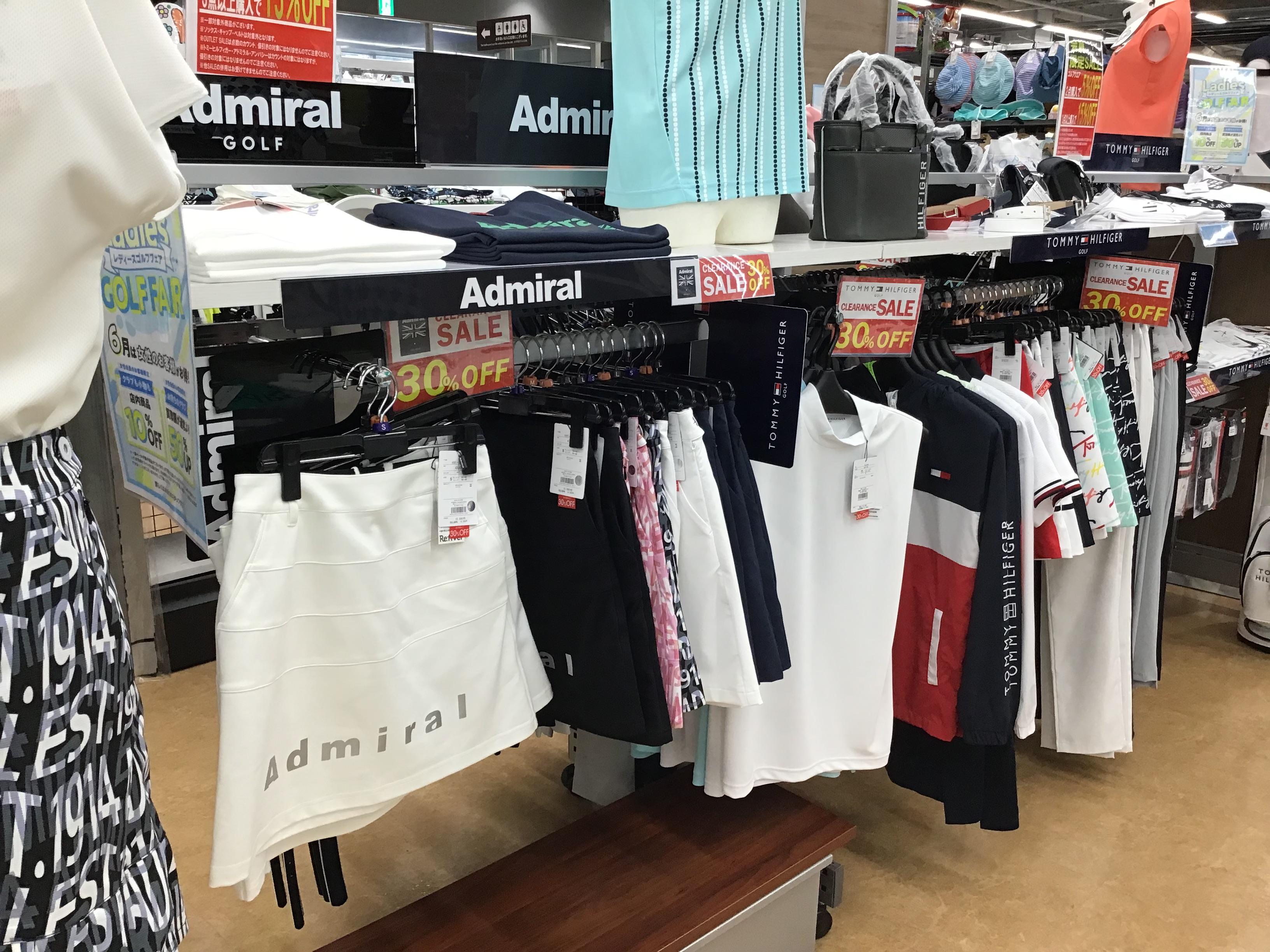 Admiral、TOMMYHILFIGER クリアランスセール