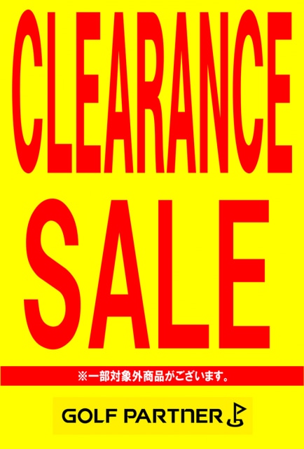 ゴルフウェアクリアランスSALE！！