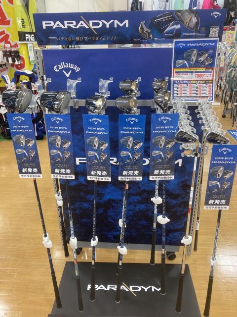 キャロウェイ　パラダイム試打クラブ入荷！！