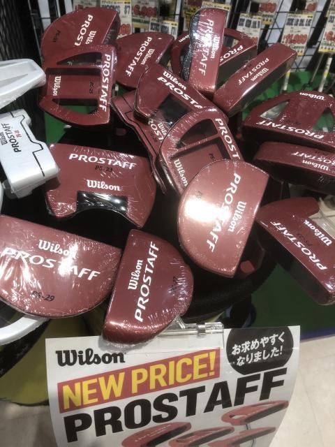 【店長オススメ】Wilson PROSTAFF PSシリーズ RED パター