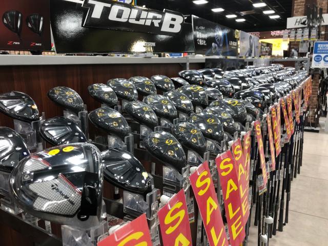 新品クラブのセールコーナー！