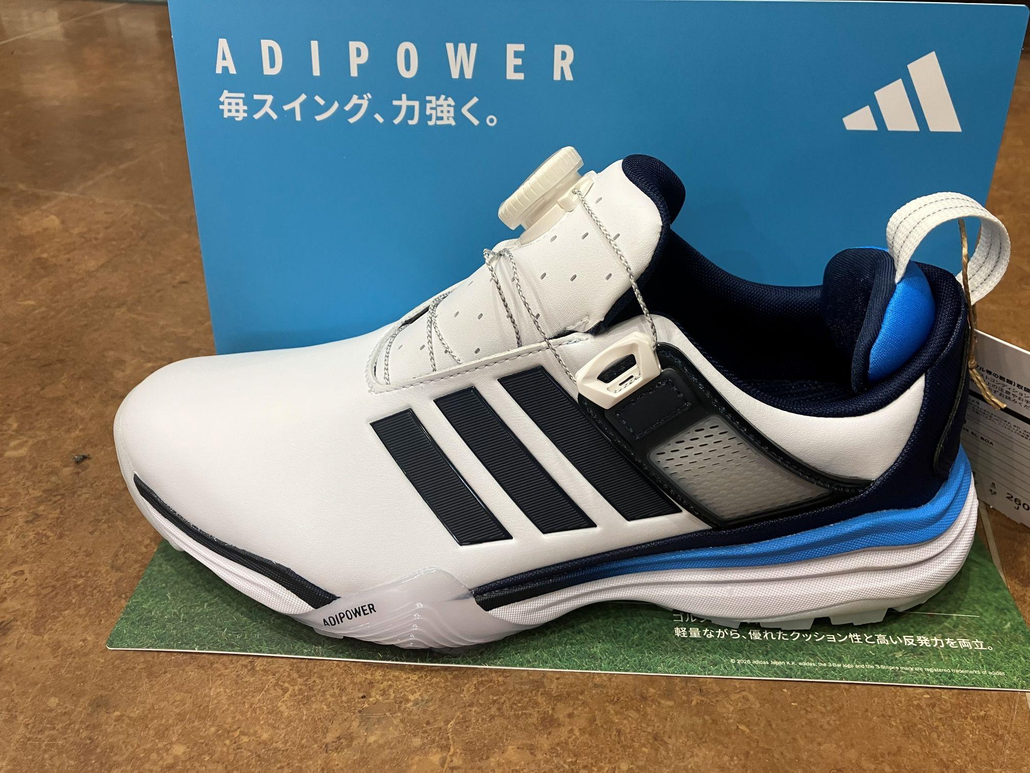 adidas  新作ゴルフシューズ「ADIPOWER 26  スパイクレス」