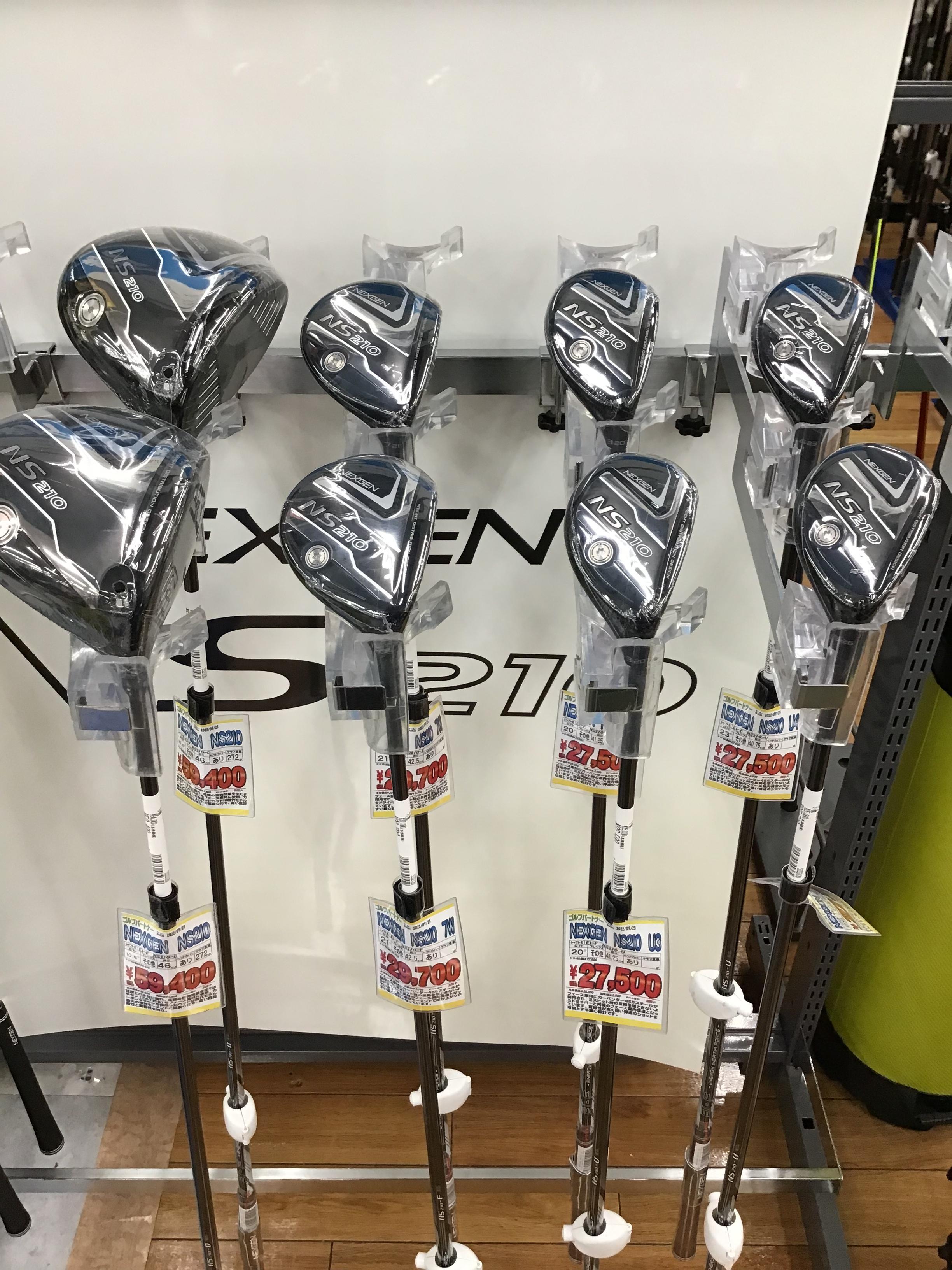 NEXGEN  NS210ドライバー再入荷！
