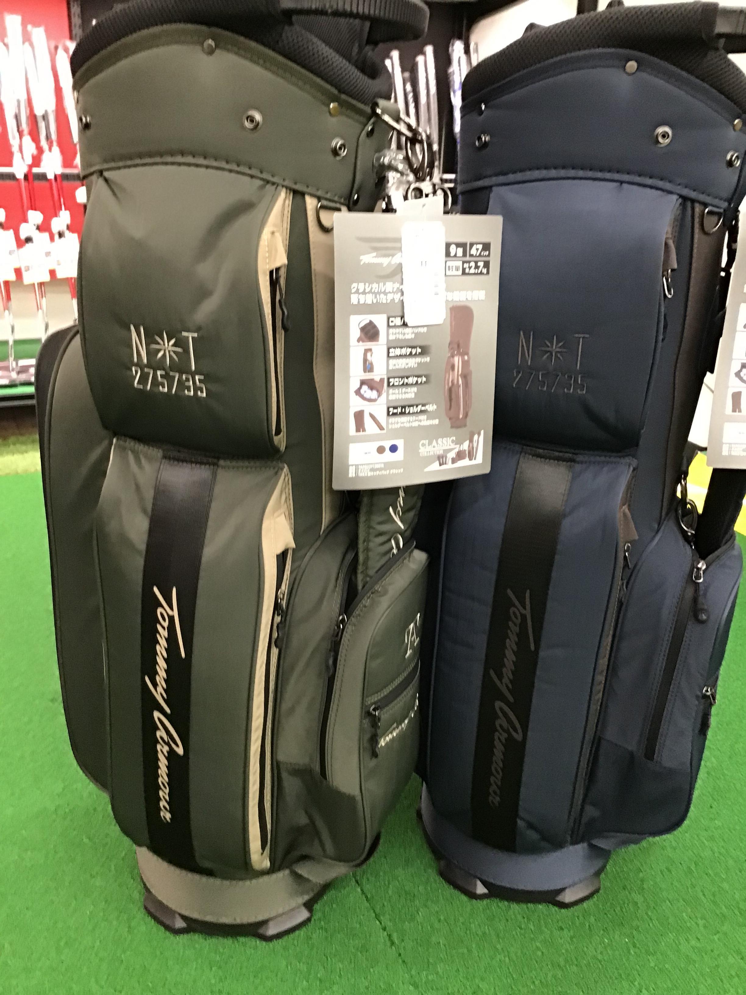 Tommy armourキャディーバック入荷しました！