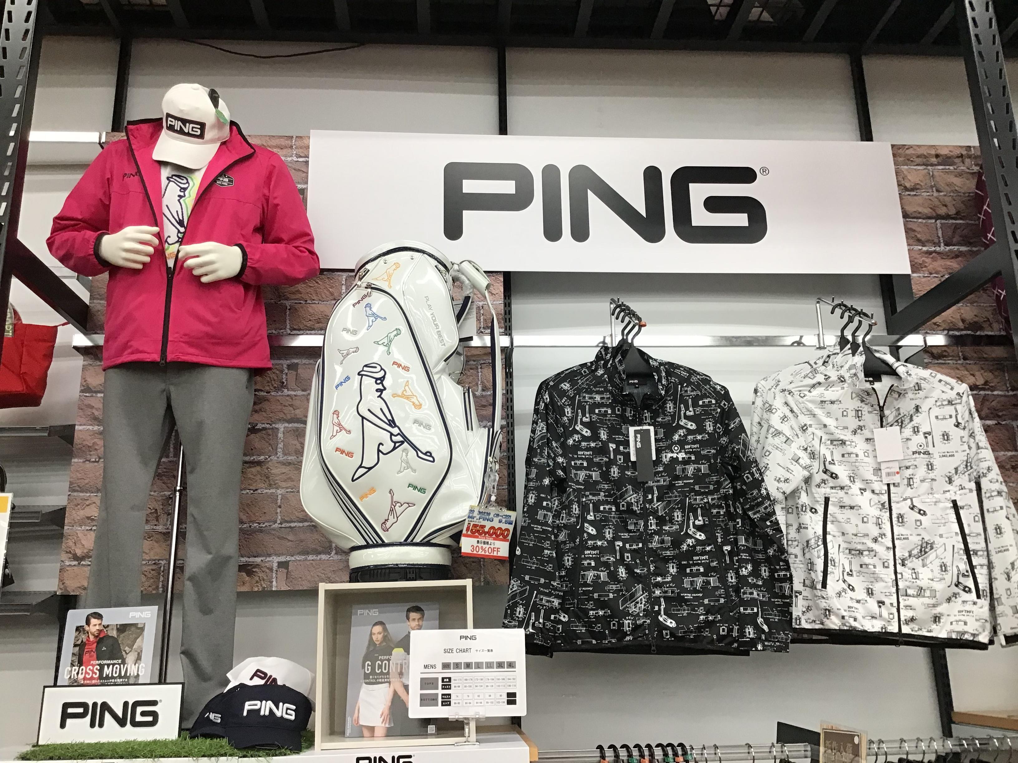 PING秋物ウエア入荷