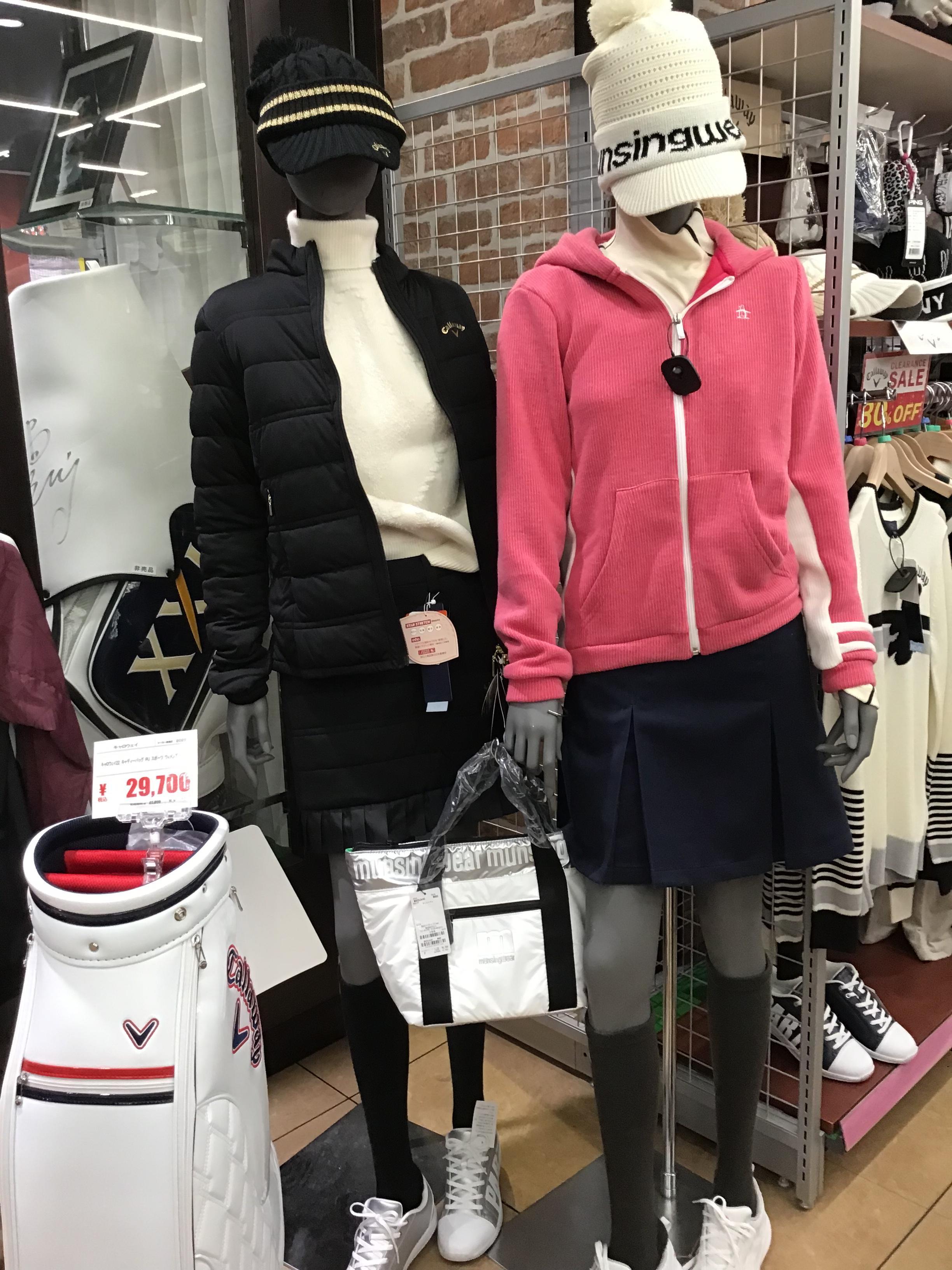 女性ウェアも取り扱ってます！
