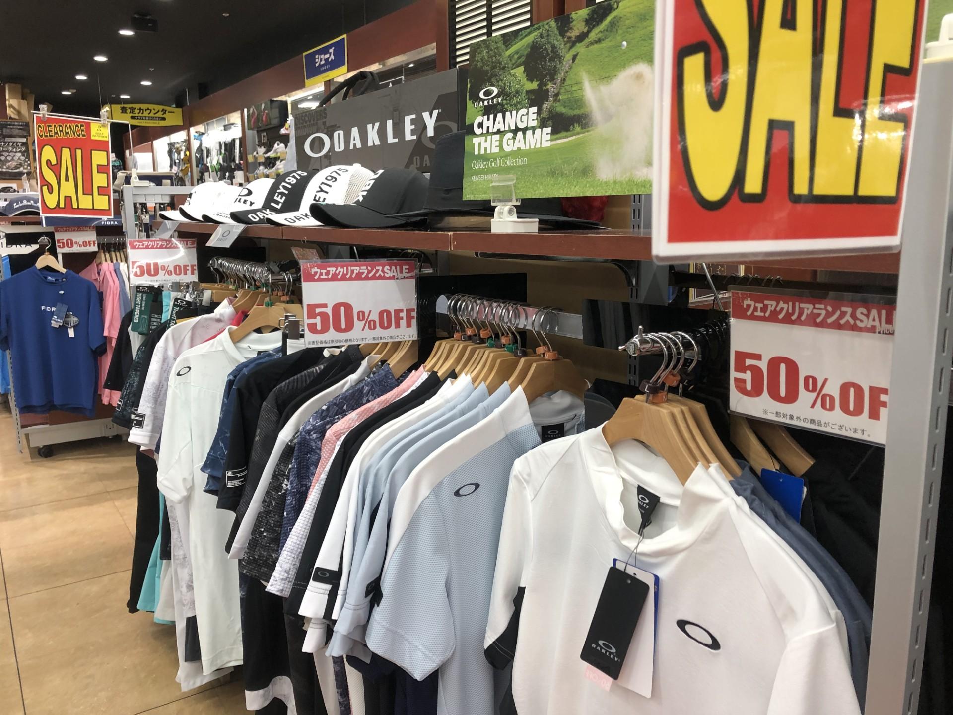 夏物ウェア 最終クリアランスＳＡＬＥ 開催中！！