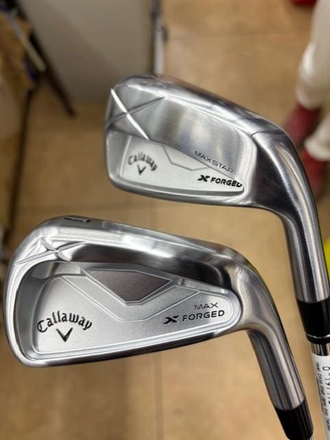 【試打クラブ】X FORGED MAX、X FORGED MAX STARアイアンの試打クラブ入荷しました【7番アイアン】