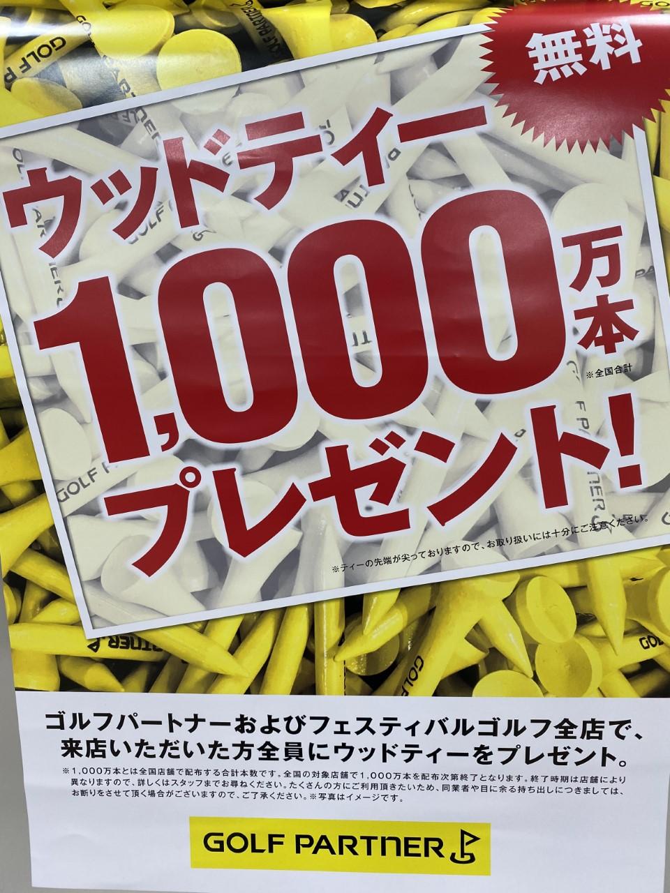 ウッドティープレゼント中！！