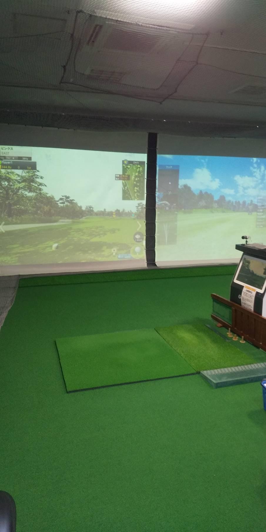 シュミレーションゴルフでラウンド出来ます