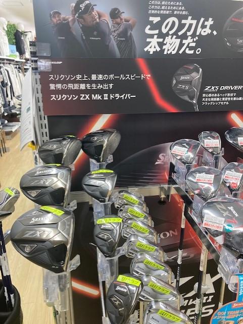 ZXシリーズ試打クラブ入荷しました