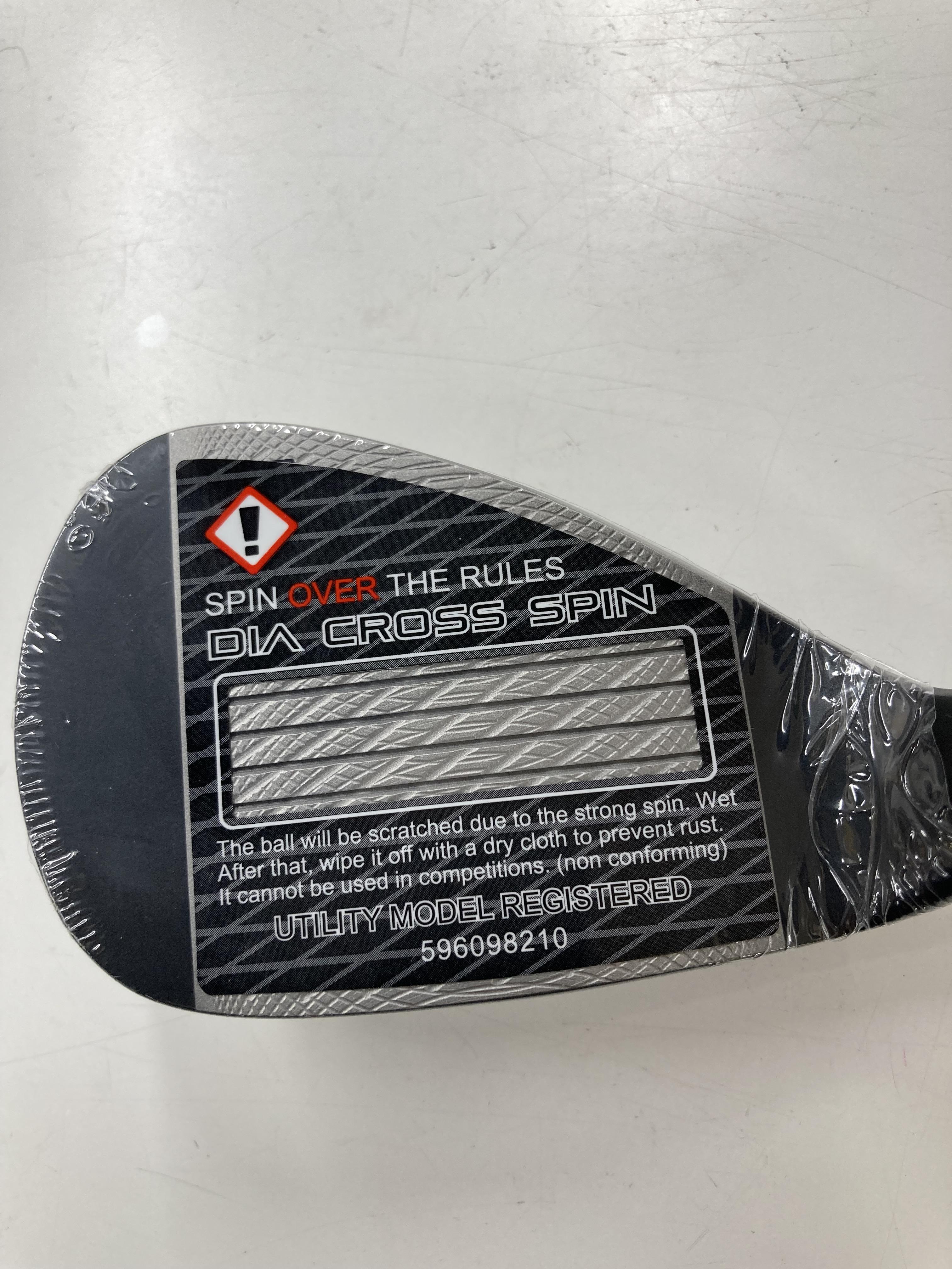 ゴルフパートナー ブラックミルドフェース ウェッジ DIA CROSS SPIN(2022) BLACK MILLED FACE DIA CROSS SPIN(2022) 58°/12° フレックス 中古 Cランク