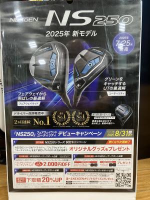NS250FW、UT入荷しました！