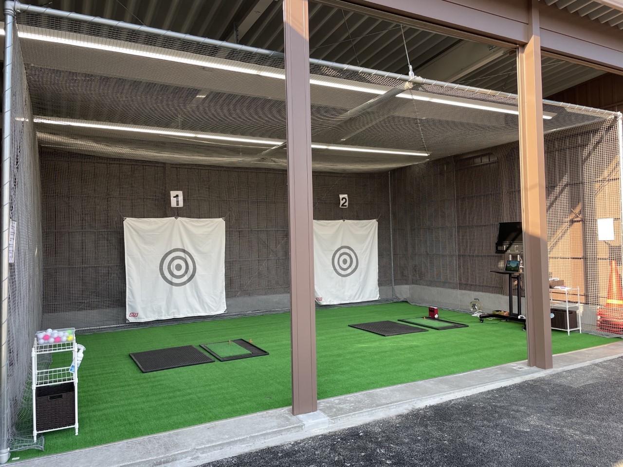 試打室完成しました！