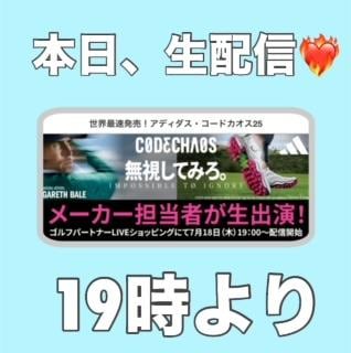 本日　生配信！！！　ぜひご覧下さい！！！