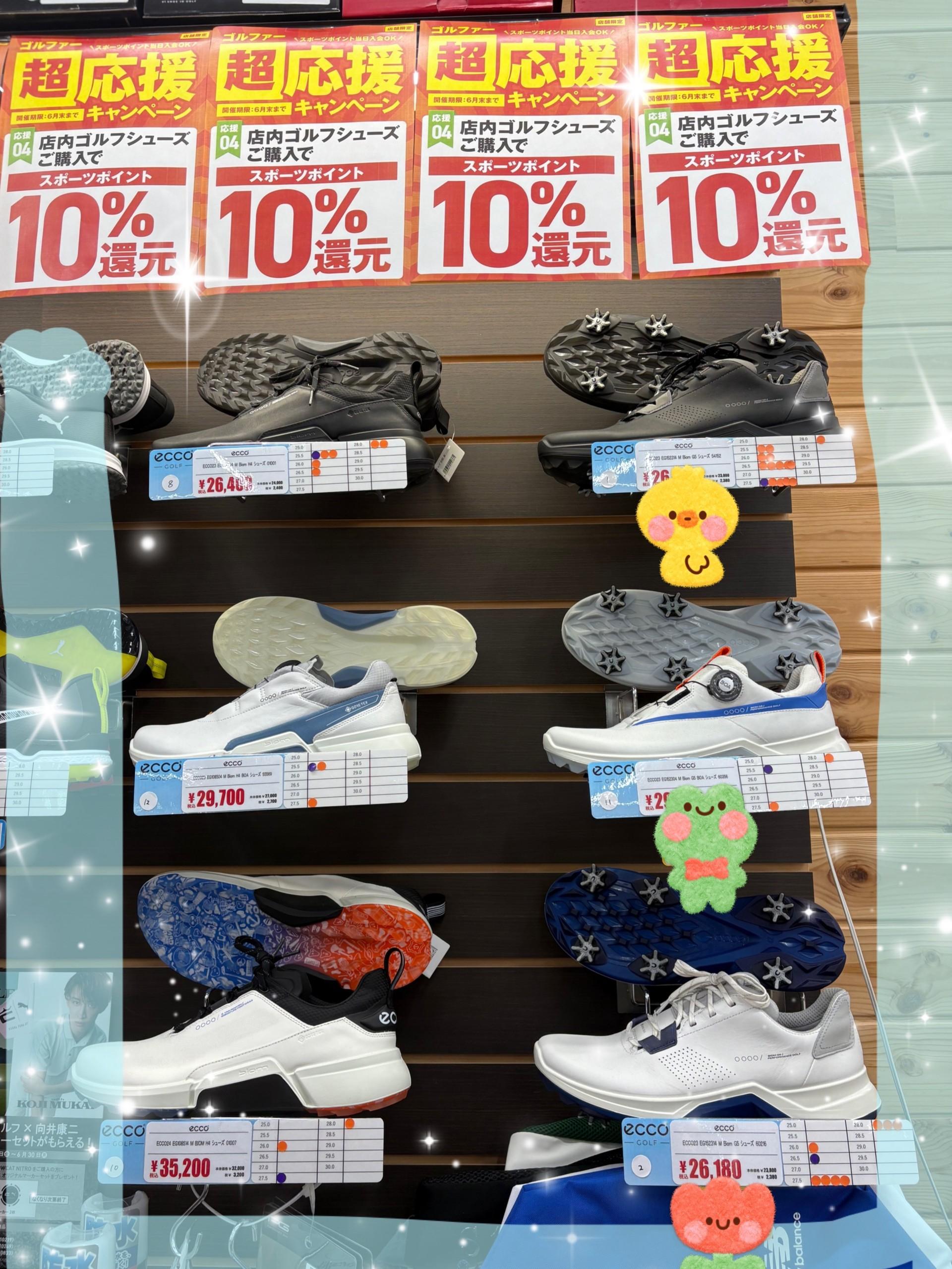 eccoのシューズが・・・