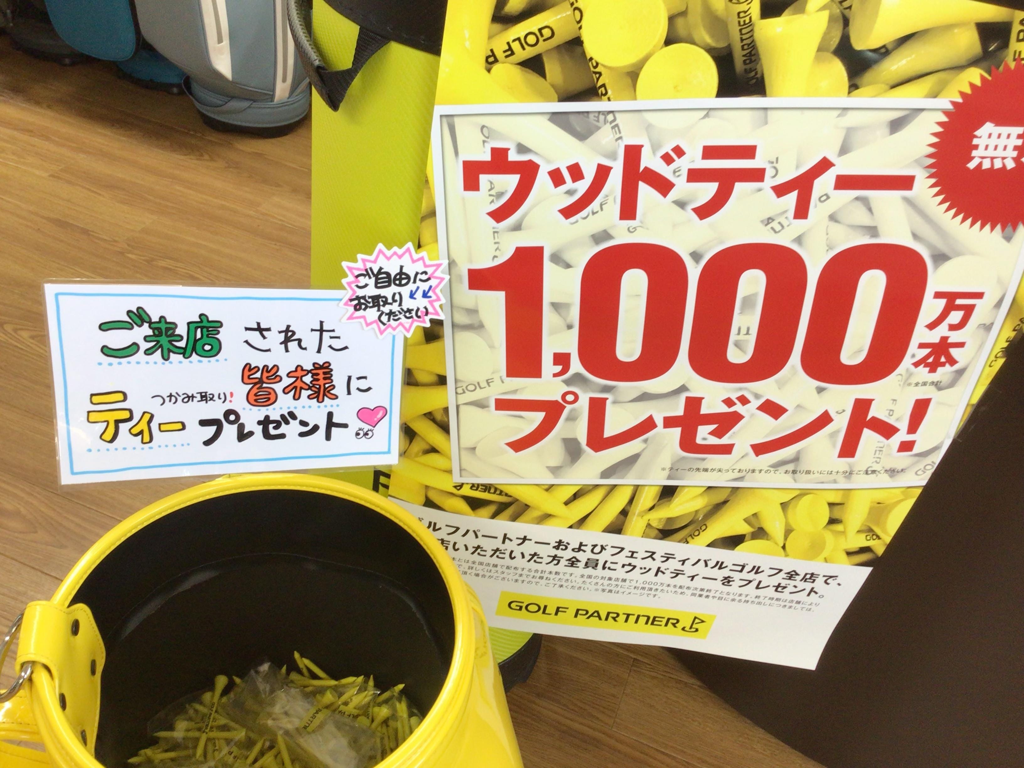ウッドティプレゼント中