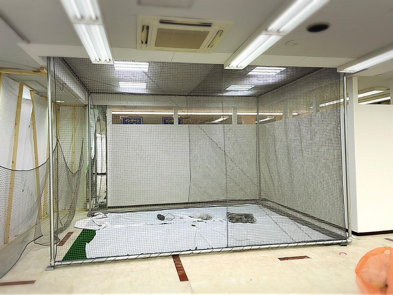 試打室準備中☆