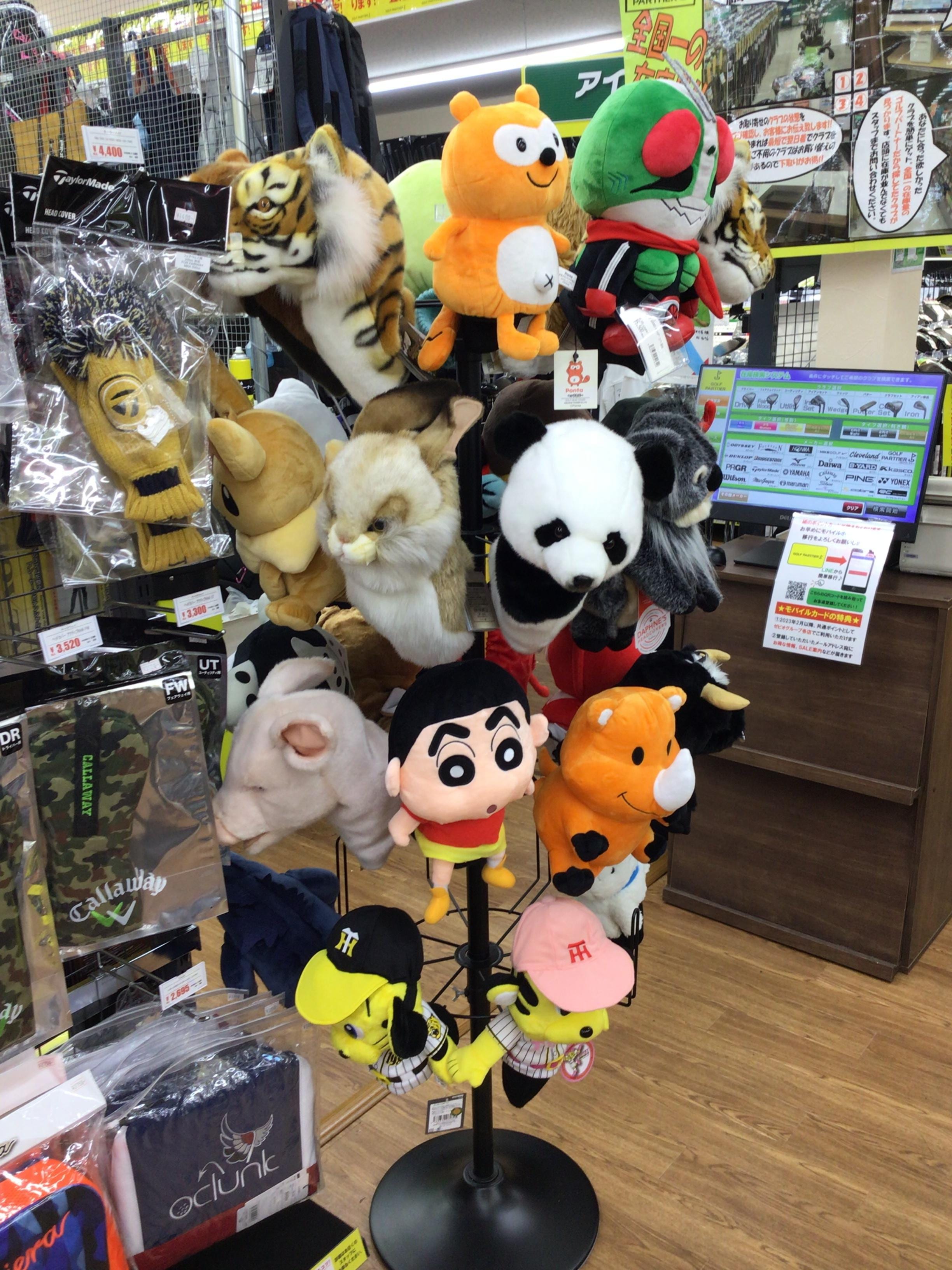 可愛いヘッドカバー沢山あります！！